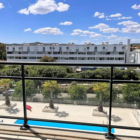 Apartamento T2 Climatisé Avec Grande Terrasse, Piscine Et Parking Privatif, Proche Et Commerces. - Fr-1-251-441 *